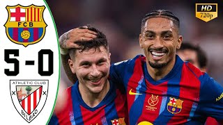 Barcelona vs Bilbao 5-0 All Goals & Highlights 2026