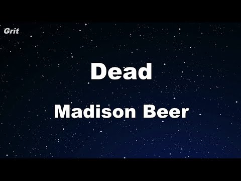 Dead – Madison Beer Karaoke 【No Guide Melody】 Instrumental