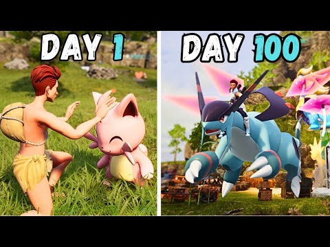 I Survived 100 Days In  PALWORLD In HINDI