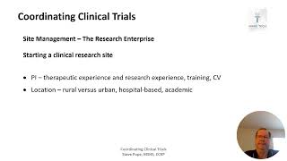 Week 14 Site Management   The Research Enterprise