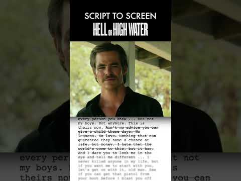From Script to Screen - Hell or High Water #shorts