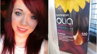 Demo Review Garnier Olia Hair Dye Intense Red Videos Kansas City