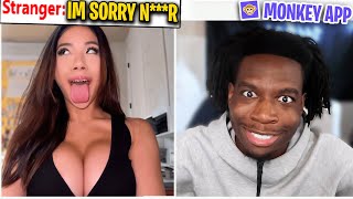 RAGE BAITING BADDIES ON THE MONKEY APP😭