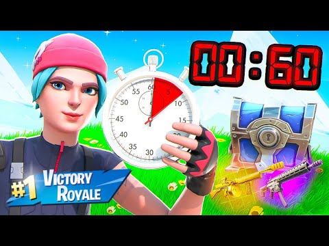 60 Seconds To Loot Challenge! (fortnite)