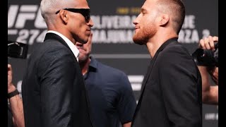 Charles Oliveira vs Justin Gaethje Face Off