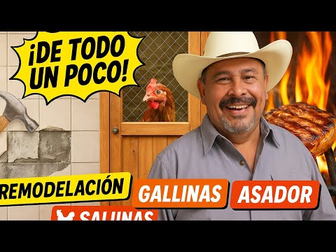 🚽🔨 ¡Remodelé mi baño, INSTALÉ la puerta del GALLINERO y cerré el día con unos RIBEYE AL ASADOR! 🔥🐓