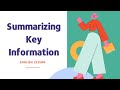 Summarizing and Paraphrasing Techniques