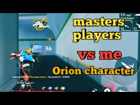 masters players with Orion character|| full rush free fire max #freefire #viral