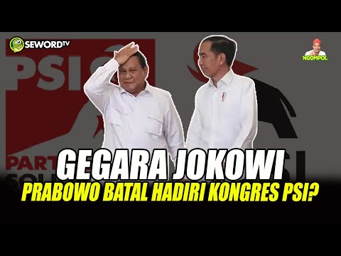 Begawan: PECAH KONGSI?? GARA-GARA JOKOWI, PRABOWO BATAL KE KONGRES PSI ? 1266