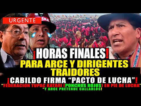 FIN DE ARCE Y DIRIENTES VENDIDOS, ¡CABILDO PACTA LUCHA FRONTAL! PONCHOS ROJOS EN PIE DE GUERR4