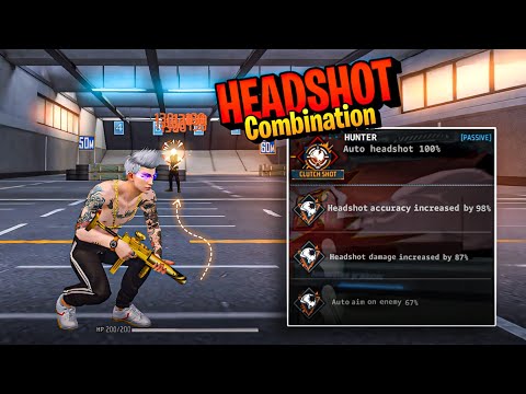 Secret ( HEADSHOT COMBO ) + ( UNLIMITED HP COMBO ) + ( HIGH DAMAGE COMBO ) | free fire passive combo