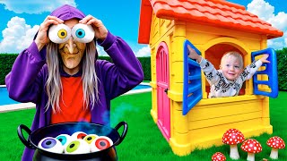 آدم وأمه vs الساحرة الشريرة 🧙‍♀️ قصة ممتعة للأطفال