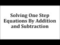 Solving Linear Equations Concepts