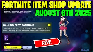 *NEW* SIDE STEP ICON EMOTE + *NEW* SEASON TOMORROW! Fortnite Item Shop [August 6th, 2025]