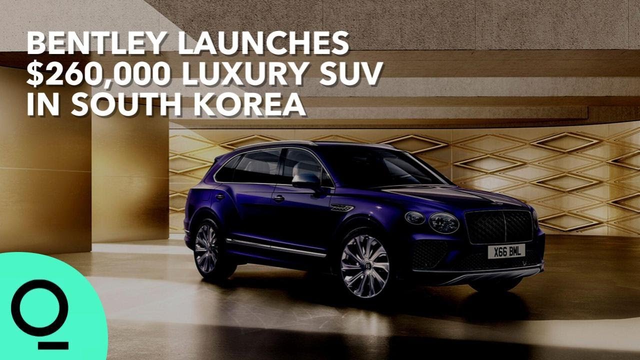 Bentley Launches 0,000 Luxury SUV to Woo Big-Spending Koreans