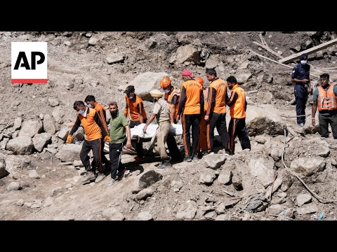 YouTube video thumbnail: Search Continues for Survivors of Deadly Flash Floods in India-Controlled Kashmir