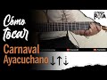 CARNAVAL AYACUCHANO en GUITARRA (Rasgueo)  Flor cautivadora  TUTORIAL PASO A PASO