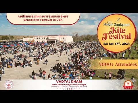 Grand Makar Sankranti Festival 2025 | Vadtal Dham Houston