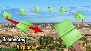 Wapas Aane Wala Paper plane | Easy Boomerang Paper Plane | Come Back Paper Airplane | Origami plane 