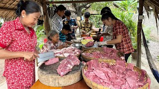 Small contribution, But big heart for Cambodian Refugees from my family | Make food for Refugees