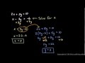 Solving Systems of Equations
