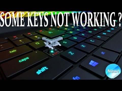 some keys not working on laptop hp