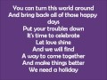 Exploring the Lyrics of Madonna's Holiday