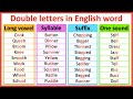Exploring Double Letters in English Words