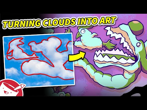 Cloud Shapes Drawing CHALLENGE