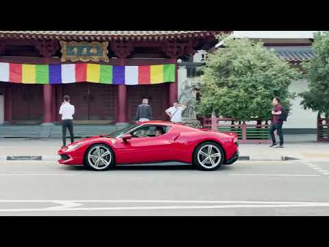 Supercars in Singapore 2025 | Lamborghini Revuelto, Ferrari 296, Porsche 911 Dakar..