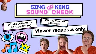 SING KING SOUND CHECK: 5 Songs. 1 Wheel. No Control. Your Song Requests Decided