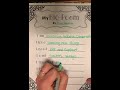 Miss Hartley's Bio Poem Insights