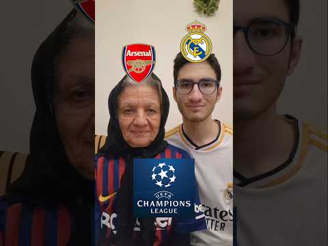 Penalty shootout in FC 25 UEFA Champions League with my grandma Part 1 (Arsenal vs Real Madrid)