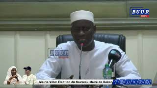 Abass Fall Nouveau Maire De Dakar ; «Je Serais Le Maire De Toutes Les Dakaroises Et Les Dakarois… La