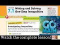 Understanding Inequalities and Their Solutions