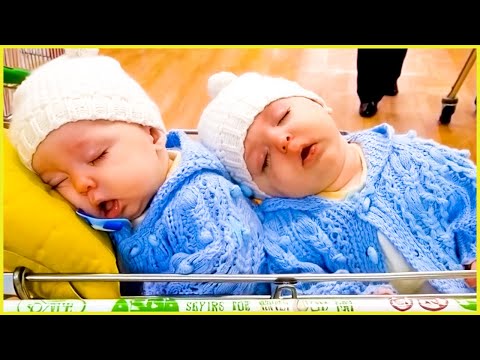 Little Babies Go Shopping To Prepare For Christmas || Peachy Vines