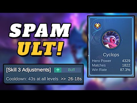 The Biggest Buff For Cyclops Is Finally Here! | Mobile Legends