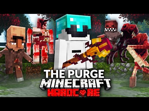 100 Players Simulate Minecraft's Scariest Purge