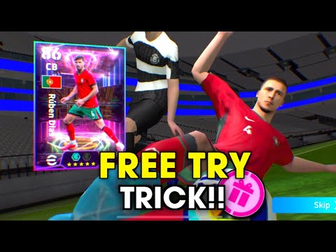 Trick To Get Show Time Aerial Fort | 104 Rated Virgil Van Dijik, Ruben Dias Trick In eFootball 2025