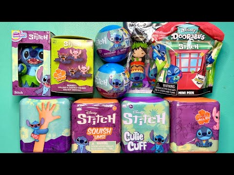 7 minutes with satisfying unboxing Stitch stuff