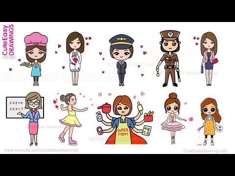 Women's Day Drawing Easy // How to draw world women's day poster // How to  draw a girl - YouTube