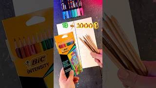 CHEAP vs. EXPENSIVE pencils