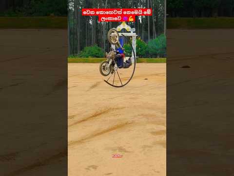 වැඩිය පදින්න එපා කැරකිල්ල හැදෙයි 😁🤭 #hondacrf #bikelover #srilanka
