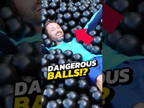 NEVER Swim If You See Black Balls 😨 #viral