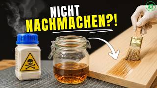 Ich misch mir die ⚠️💀 GEFÄHRLICHSTE HOLZBEIZE der Welt 👉 DAS ist das ERGEBNIS! 😲 | Jonas Winkler