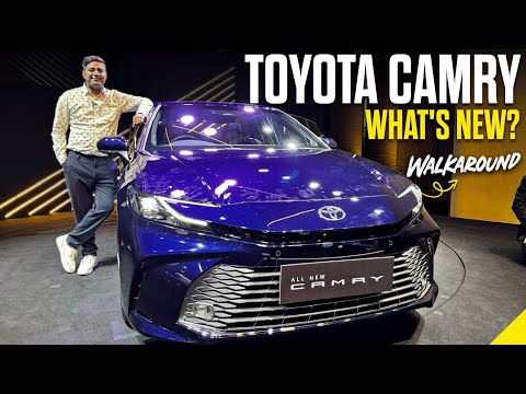 2025 Toyota Camry Detailed Walkaround | What You will get in ₹48 Lakh | Hybrid Luxury Sedan