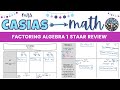 Factoring Polynomials for Algebra 1 STAAR Success
