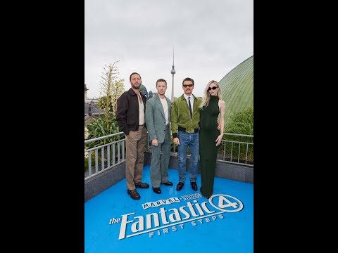 The Fantastic Four: First Steps: Pedro Pascal and co-stars at Berlin Premiere | ScreenSlam