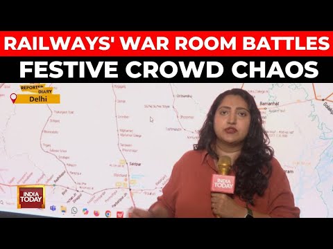 YouTube video thumbnail: Railways' War Room: Tackling India's Great Festive Rush With High-Tech Monitoring