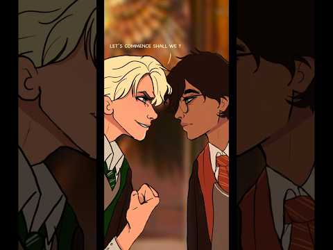 harry potter and the restraining order ✉️ #harrypotter #dracomalfoy #animation #meme #art #cartoon